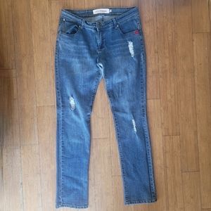 VTG Echo red denim jeans size 9/10 Y2k